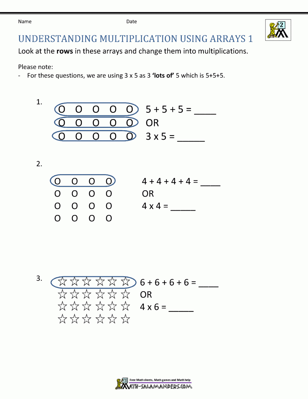 Free Printable Multiplication Worksheets 2Nd Ade Reading inside Multiplication Worksheets In Pdf