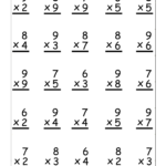 Free Printable Multiplication Worksheets | Multiplication Regarding Printable Multiplication Worksheets 2S