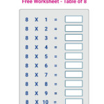 Free Printable Worksheet That Can Focus On Learning In Printable Multiplication Worksheets 7's And 8's