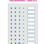 Free Printable Worksheet That Can Focus On Learning in Printable Multiplication Worksheets 7's And 8's