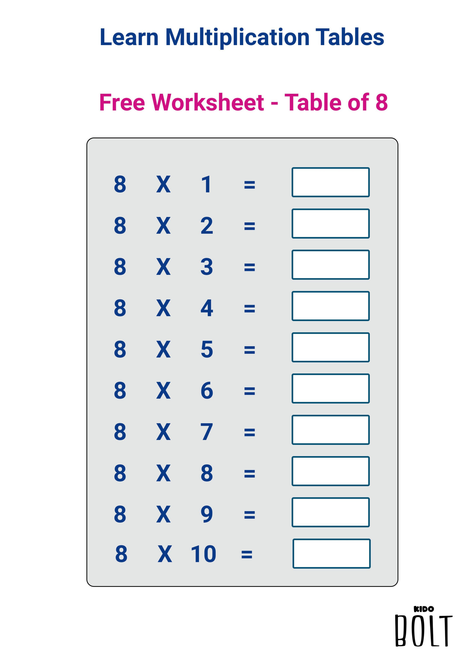 Free Printable Worksheet That Can Focus On Learning in Printable Multiplication Worksheets 7&amp;#039;s And 8&amp;#039;s