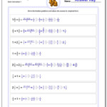 Full Fraction Multiplication inside Multiplication Worksheets X1