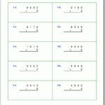 Grade 4 Multiplication Worksheets pertaining to Worksheets In Multiplication For Grade 4