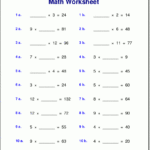 Grade 4 Multiplication Worksheets Regarding Multiplication Worksheets 7Th Grade Pdf