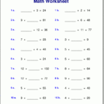 Grade 4 Multiplication Worksheets regarding Multiplication Worksheets 7Th Grade Pdf