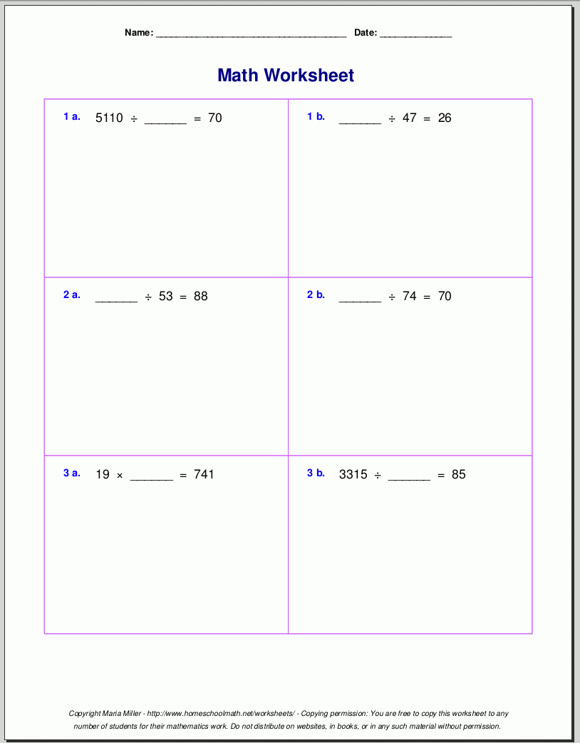 Grade 5 Multiplication Worksheets for Printable Long Multiplication Worksheets