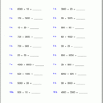 Grade 5 Multiplication Worksheets with regard to Worksheets On Multiplication For Grade 5