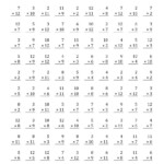 Great Worksheet For Math Drills. Multiplication Facts To 144 regarding Free Printable Multiplication Drill Sheets