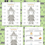 Halloween Math 3 Digit1 Digit Multiplication Worksheets inside Multiplication Lapbook Printable