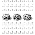 Halloween Math Worksheets |  Operations    Multiplication Inside Multiplication Worksheets Halloween