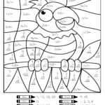 Hidden Picture Colornumber | Math Coloring Worksheets Intended For Free Printable Multiplication Hidden Pictures