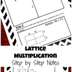 How To Teach Lattice Multiplication: Includes A Free Step Inside Free Printable Lattice Multiplication Grids