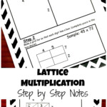 How To Teach Lattice Multiplication: Includes A Free Step inside Free Printable Lattice Multiplication Grids