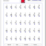 Hundreds Of Multiplication Worksheets For Ready To Print With Regard To 4&#039;s Multiplication Worksheets 100 Problems