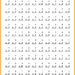 Kids Worksheets Grade Free Printables Math For Online intended for Printable Multiplication Worksheets Grade 7