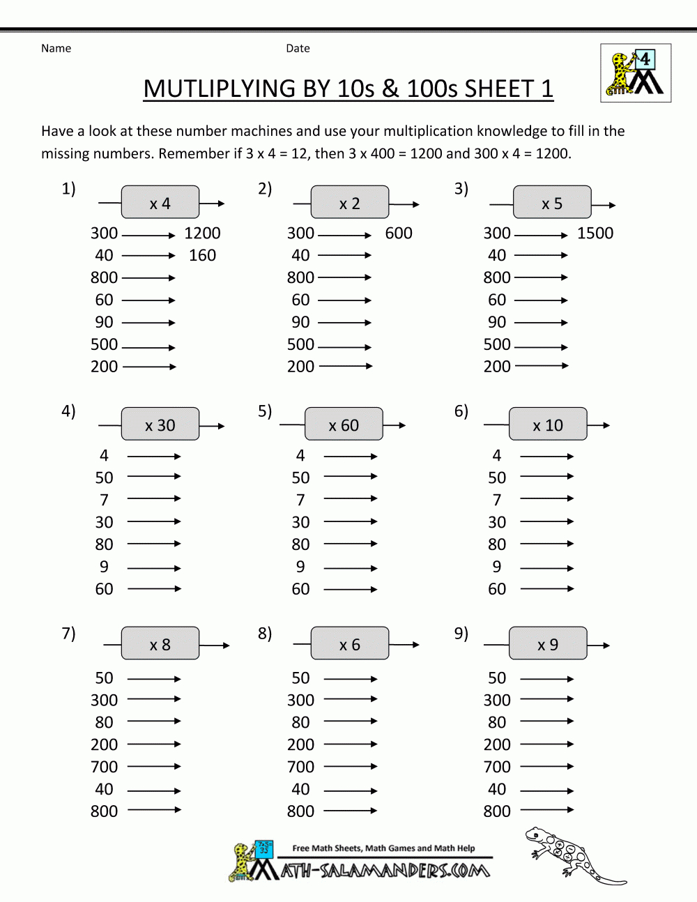 Közzétéve Itt: Matematika regarding Printable Multiplication Sprints