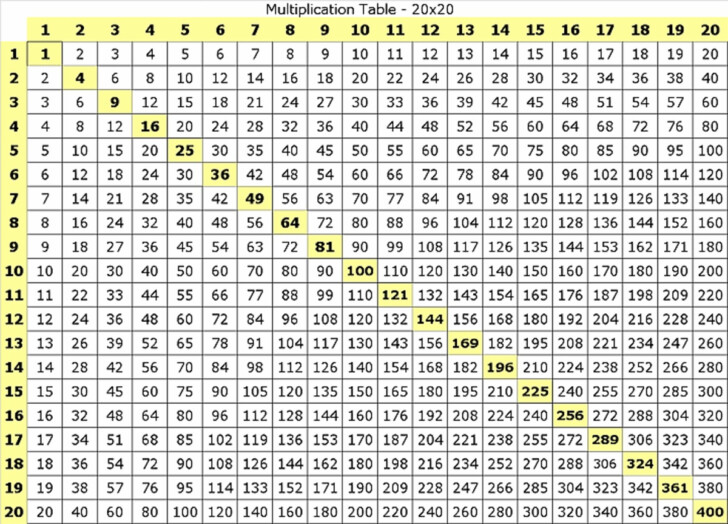 printable multiplication chart 25x25 printablemultiplicationcom