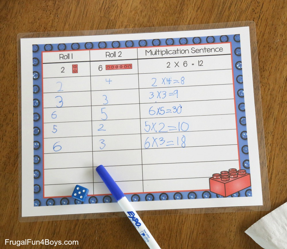 Lego Multiplication Mats! Printable Math Activity - Frugal regarding Printable Multiplication Mats