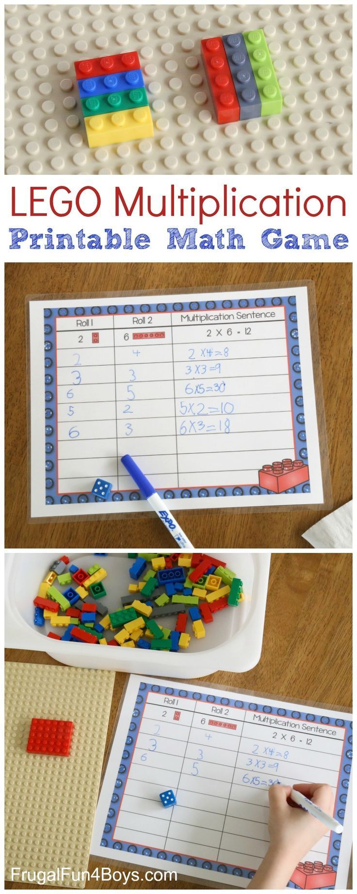 Lego Multiplication Mats! Printable Math Activity | Lego regarding Printable Multiplication Mats