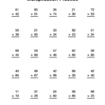 Long Multiplication Worksheets &amp; Multiplication Worksheets for Printable Long Multiplication