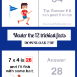 Master The Facts Students Have The Most Trouble Remembering For Free Printable Multiplication Rhymes
