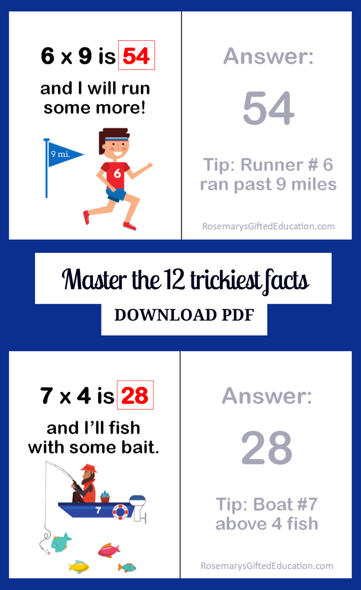 Master The Facts Students Have The Most Trouble Remembering for Free Printable Multiplication Rhymes Master The Facts Students Have The Most Trouble Remembering for Free Printable Multiplication Rhymes