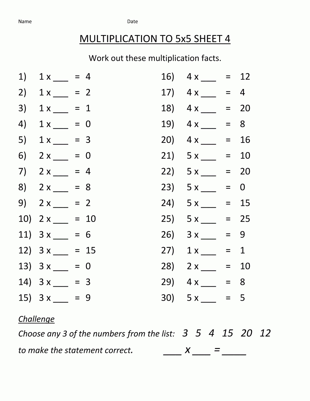 Math Practice Worksheets | Math | Multiplication Worksheets regarding Printable Multiplication List