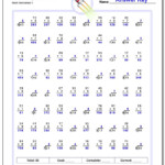 Mixed Multiplication And Division Worksheets Intended For Multiplication Worksheets 50 Problems