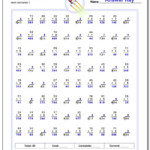 Mixed Multiplication And Division Worksheets intended for Multiplication Worksheets 50 Problems