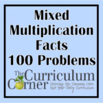 Mixed Multiplication Facts 100 Problems - The Curriculum with regard to Printable 100 Multiplication Facts Timed Test