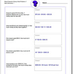 Money Word Problems Worksheet Mixed Operation! Mixed in Multiplication Worksheets 50 Problems