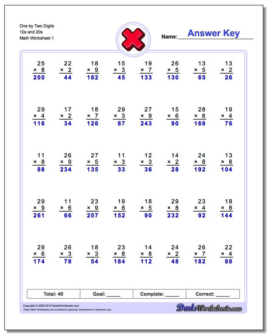Multiple Digit Multiplication Worksheet! Multiple Digit within Free Printable Long Multiplication