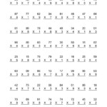 Multiplication (A) | Math Multiplication Worksheets within Free Printable Multiplication Problems