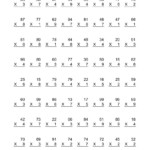 Multiplication (A) | Math Multiplication Worksheets within Free Printable Multiplication Problems