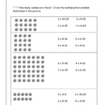 Multiplication Array Worksheets &amp; Division Arrays Worksheets inside Printable Multiplication Array Worksheets