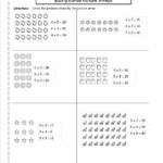 Multiplication Arrays Worksheets pertaining to Printable Multiplication Array Worksheets