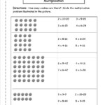 Multiplication Arrays Worksheets regarding Printable Multiplication Array Worksheets