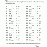 Multiplication Drill Sheets 2 Times Table 2 | Multiplication In Multiplication Worksheets Number 2