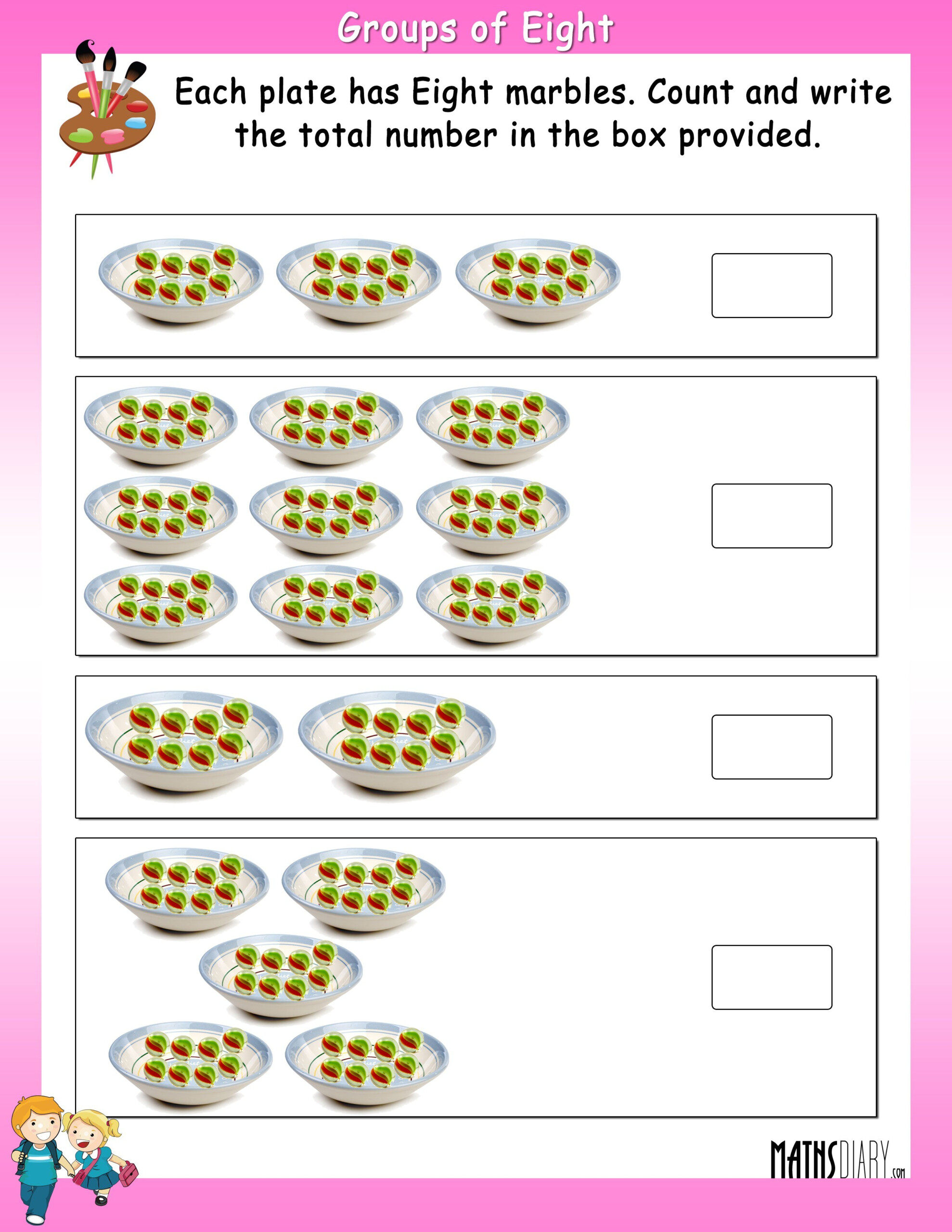 1 X 1 Multiplication Worksheets