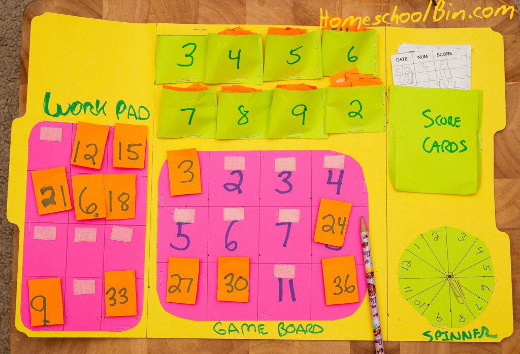 Multiplication Facts Game Lapbook Homeschool Bin Math For Multiplication Lapbook Printable Multiplication Facts Game Lapbook Homeschool Bin Math For Multiplication Lapbook Printable