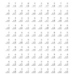 Multiplication Facts To 81 (Facts 2 To 9; 100 Per Page) (A With Printable 100 Multiplication Facts Timed Test