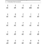 Multiplication Facts Worksheets Tags : Stunning Twotwo inside Printable Multiplication Worksheets 2S