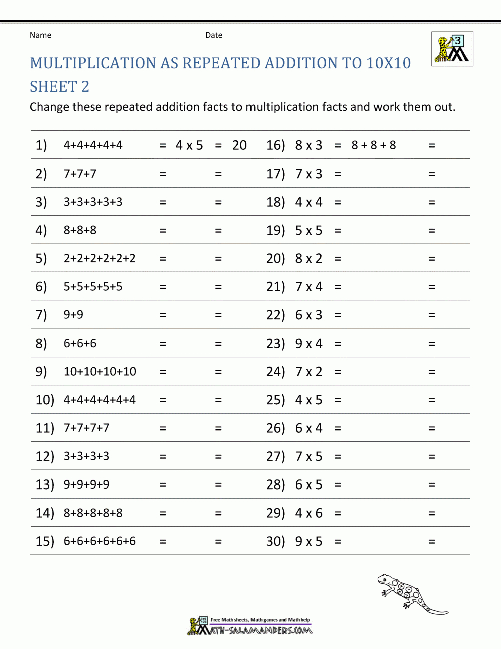 Multiplication Facts Worksheets – Understanding intended for Printable Multiplication Facts Quiz Multiplication Facts Worksheets - Understanding intended for Printable Multiplication Facts Quiz