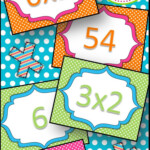 Multiplication Flash Card Match | Multiplication, Learning in Printable Multiplication Flash Cards 1-12