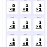 Multiplication Flash Cards To Print - Zelay.wpart.co in Printable Multiplication Flashcards 0-12