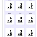 Multiplication Flashcards 1 Printable Flash Cards | Math with Printable Multiplication Flash Cards