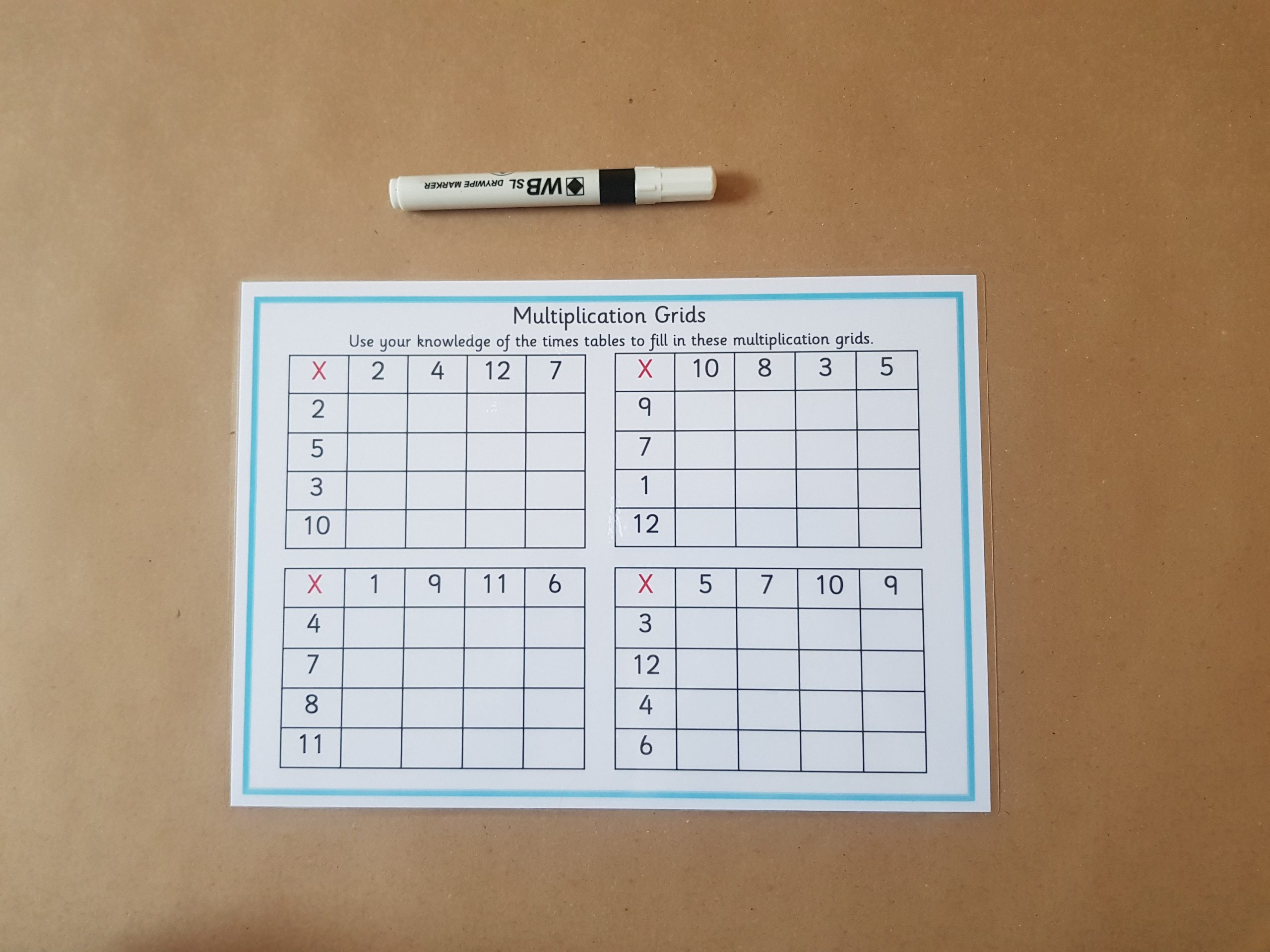 Multiplication Grids Worksheets Ks2 Maths Grid Method Sheets pertaining to Printable Multiplication Grid Worksheet Generator