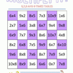 Multiplication Math Games In Multiplication Race Printable