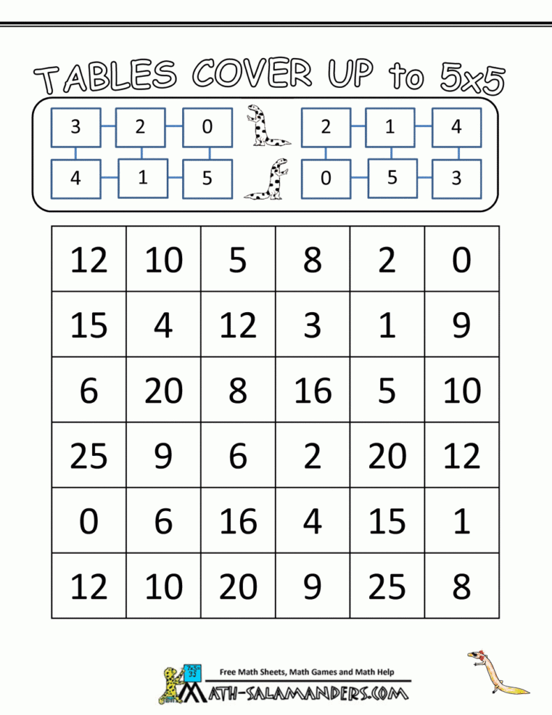 Multiplication Math Games Inside Printable Multiplication Games For 2Nd Grade