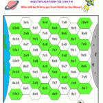 Multiplication Math Games with Printable Multiplication Games Pdf